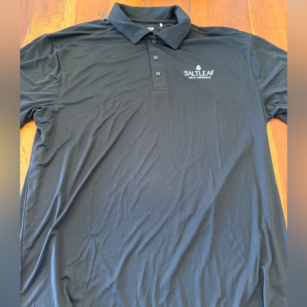 Men's Black Golf Polo Shirt